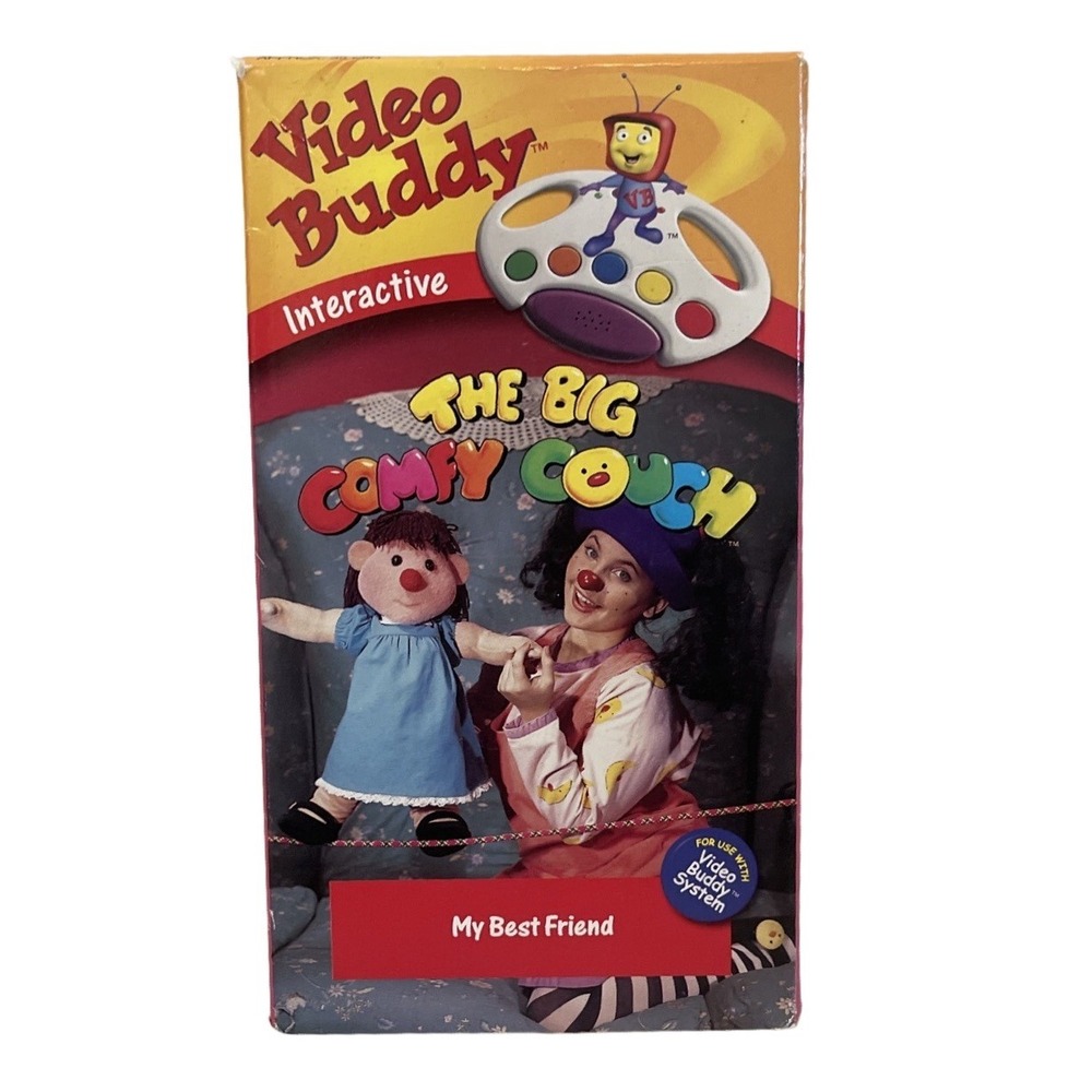 Video Buddy Interactive THE BIG COMFY COUCH - My‎ Best Friend (VHS)